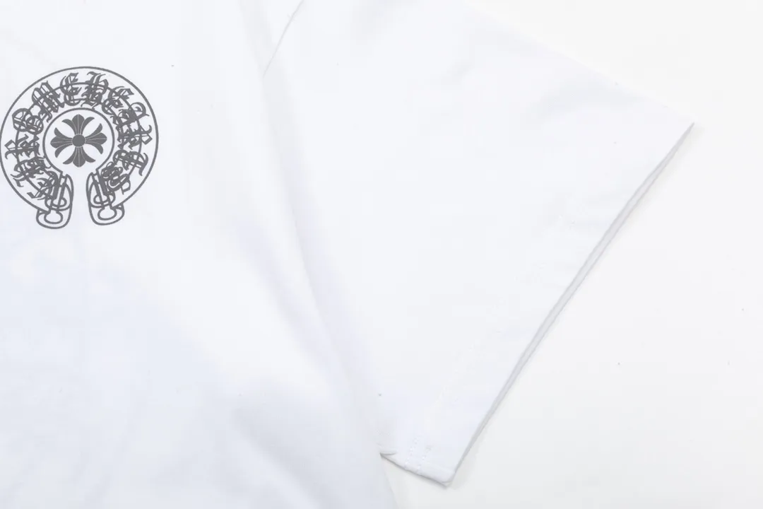 Chrome Hearts/ Logo Same Style T Versatile : White Size：XS~L